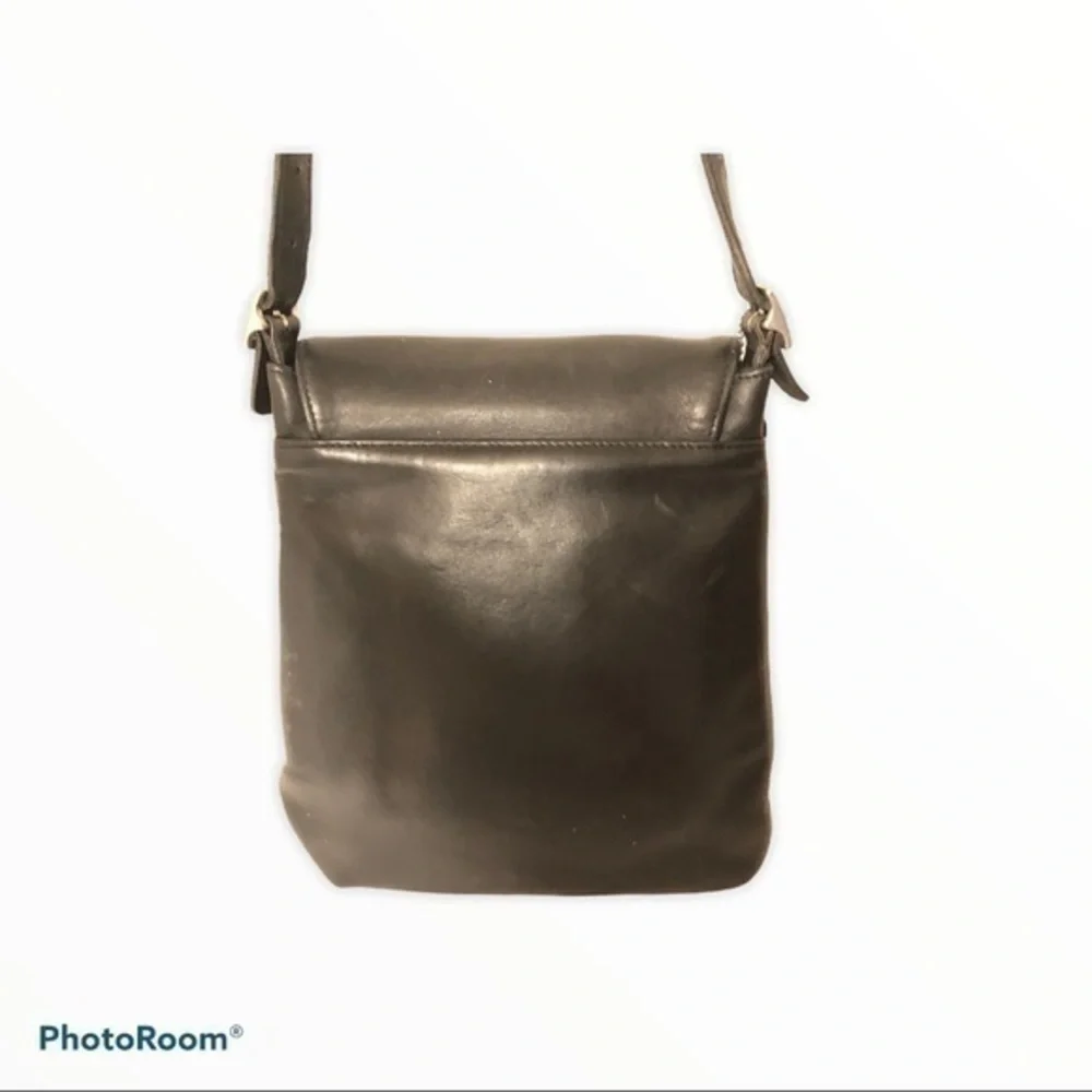 COACH vintage leather flap bag